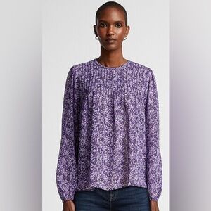 Michael Kors Purple Floral Blouse *Brand new!